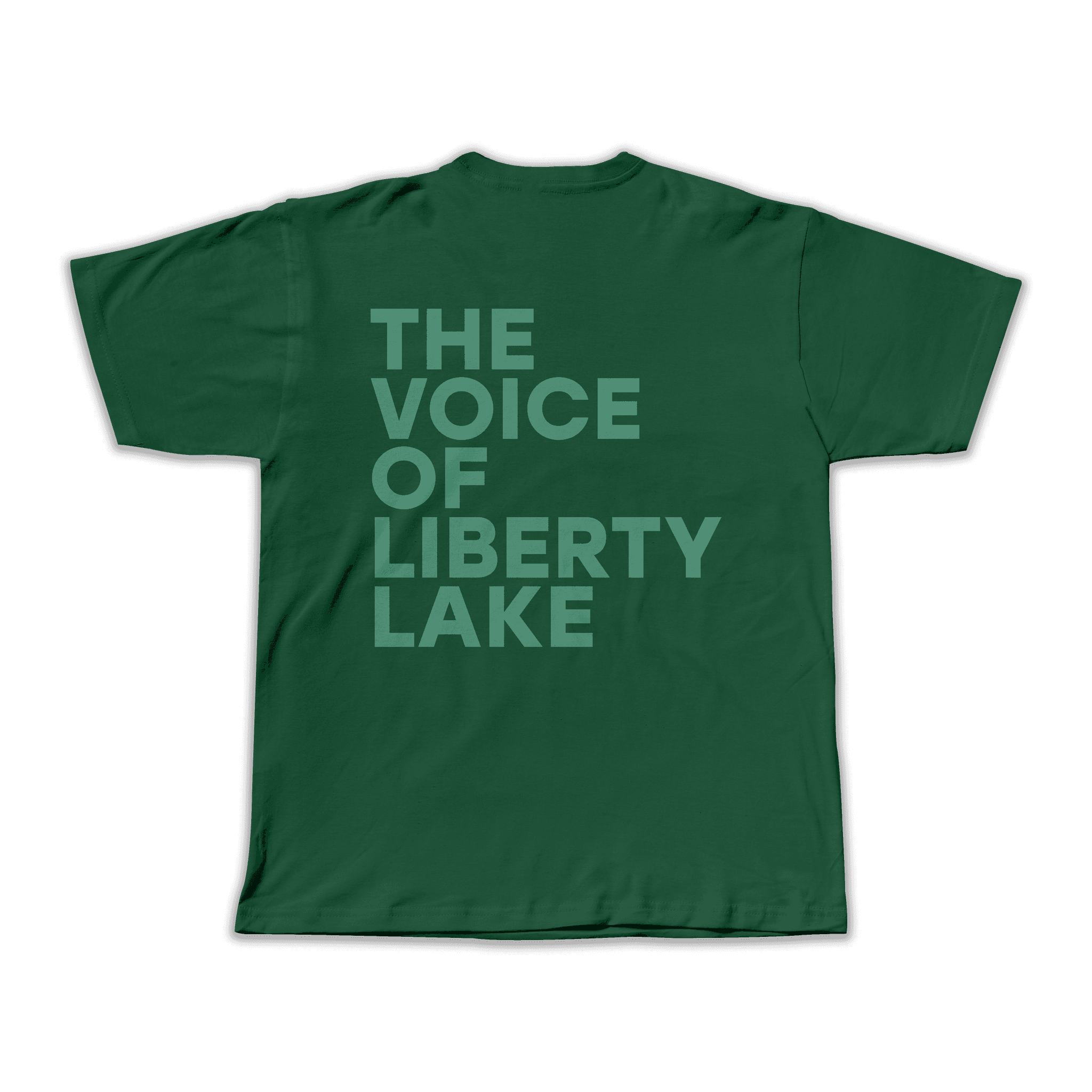 Back side of the Liberty Laker shirt